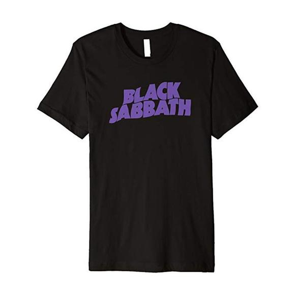 Black Sabbath Purple Logo Adult T-Shirt - Picture 1 of 4